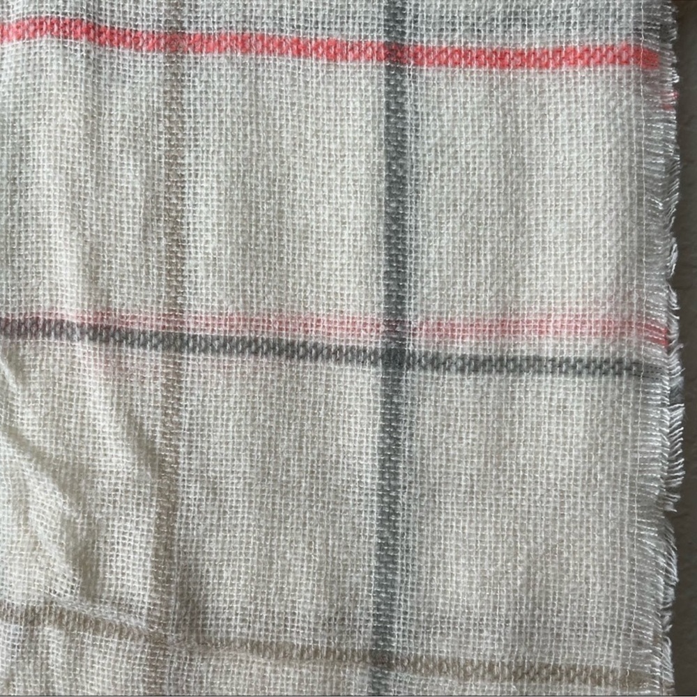 Madewell Gauzy Plaid Scarf New with tags 🧣 - Picture 5 of 9